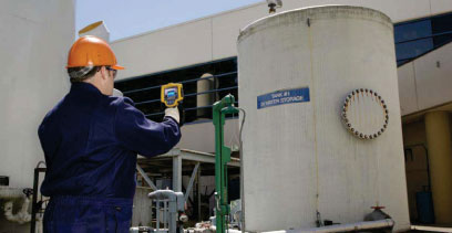 Рис. 1. Проверка уровней в резервуаре.